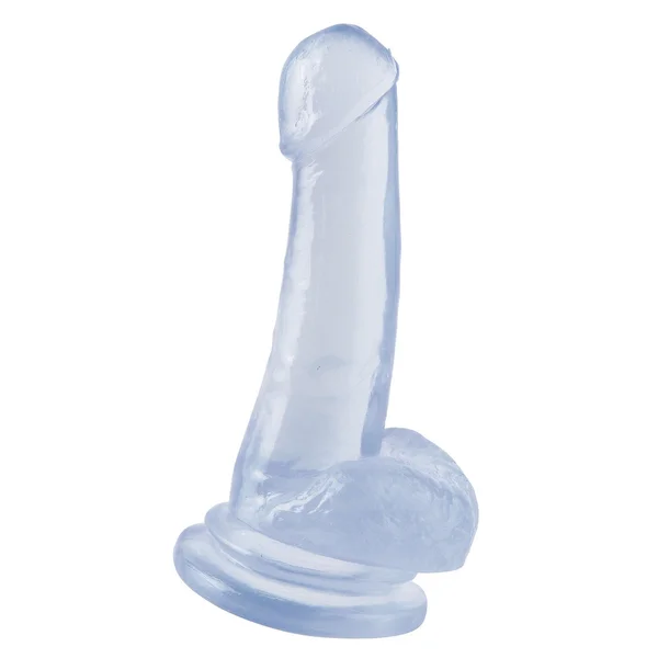 Basix Rubber Works 8 Inch Dong With Suction Cup -  Clear — image 7 of 8