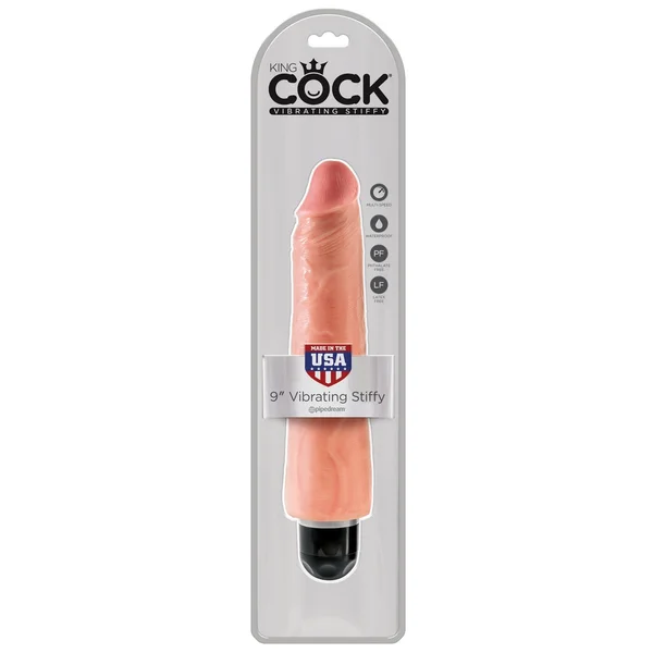 King Cock 9" Vibrating Stiffy Flesh — image 8 of 8