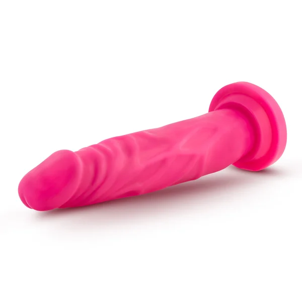 Neo - 7.5 Inch Dual Density Cock - Neon Pink — image 21 of 22