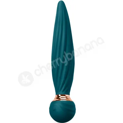 Sugar Pop Twist Teal Gyrating Rumbling Vibrator