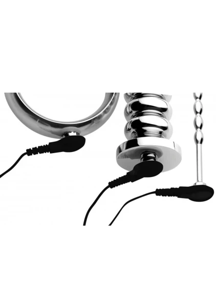 Zeus Electrosex Deluxe Series Voltaic for Him Stainless Steel Male E-Stim Kit — image 6 of 6