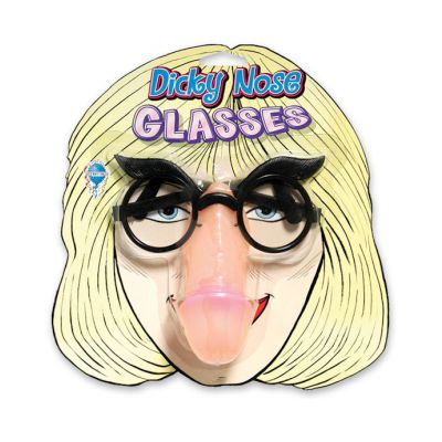 Phony Face Pecker Nose Glasses Flesh