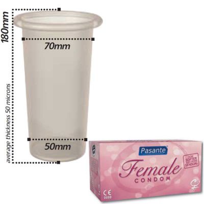 Pasante Female Condoms 30 pcs