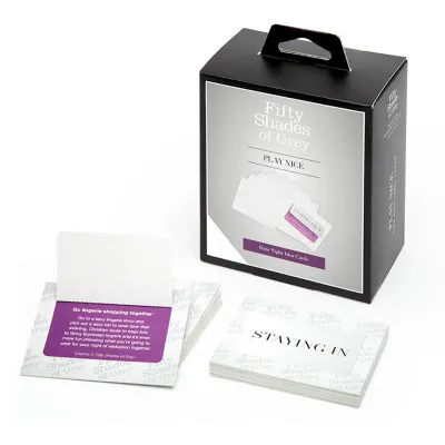 Fifty Shades Play Nice Date Night Cards