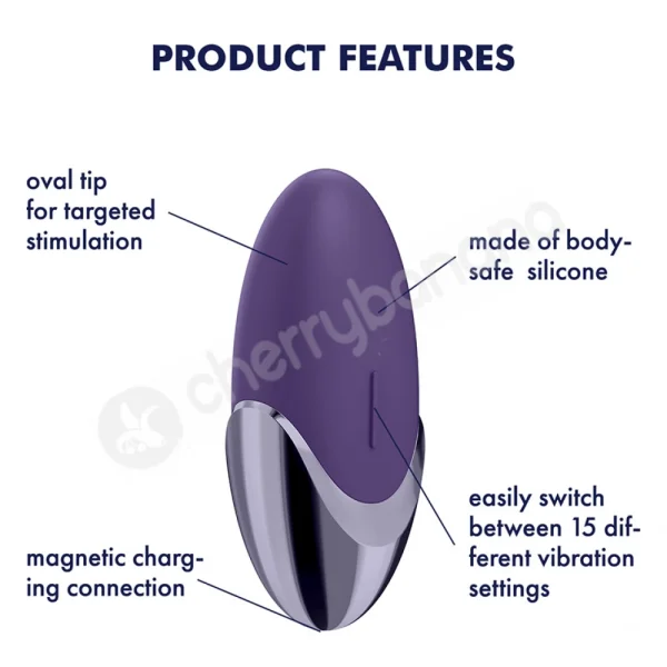Satisfyer Purple Pleasure Lay-on Vibrator