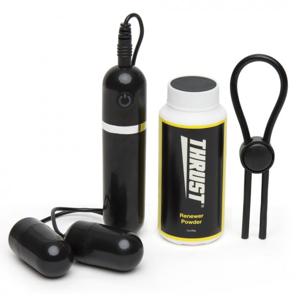 THRUST Pro Xtra Vibrating Deep Impact Male Masturbator Kit 700g
