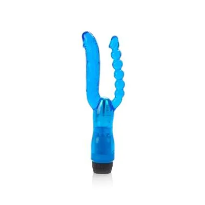 Dual Penetrator Vibrator Blue