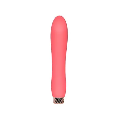 Silicone Vibrator With Removeable Sleeve Orange