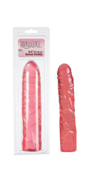 TRANSLUCENCE VEINED CHUBBY 8.5 INCH PINK