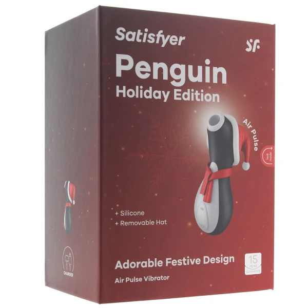 Satisfyer Penguin Holiday Edition Pressure Wave Rechargeable Waterproof Stimulator