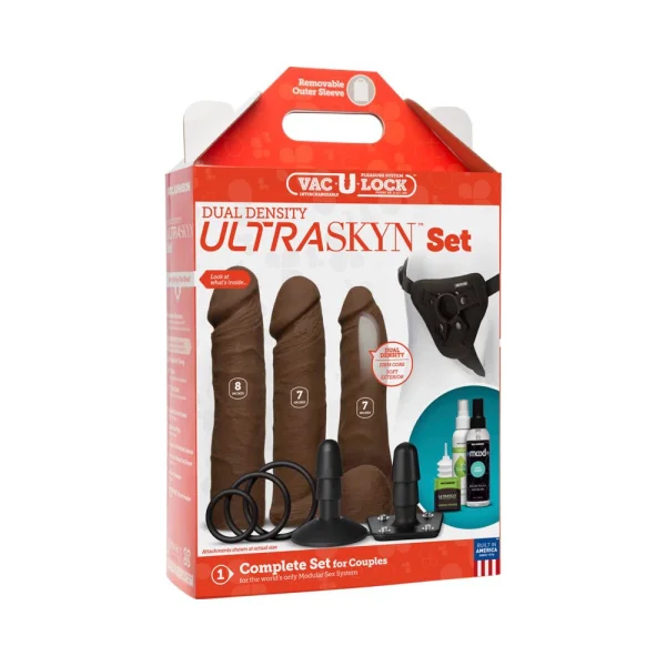 Vac-u-lock - Dual Density Ultraskyn Set Chocolate