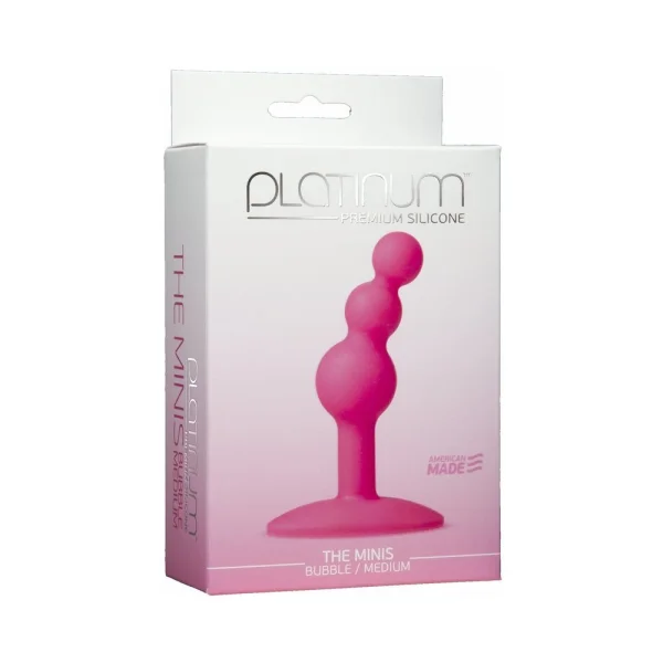 Platinum The Minis Bubble Anal Plug Medium — image 7 of 14