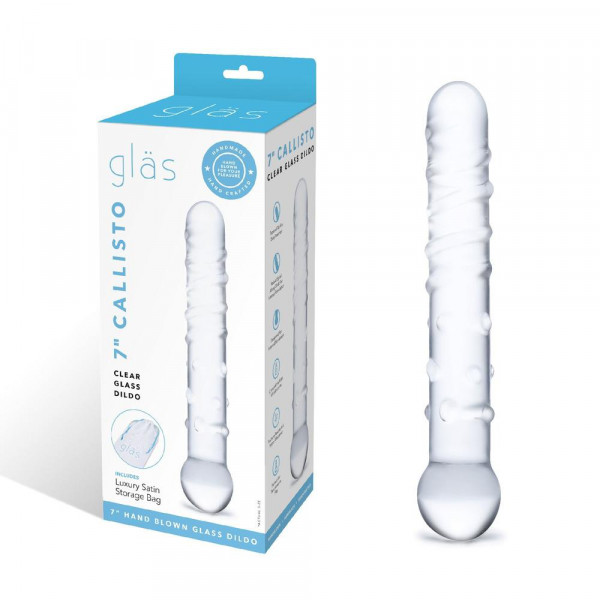 Glas Callisto Clear Glass Dildo