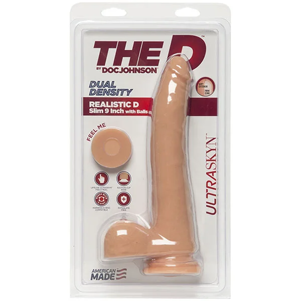 The D - Realistic D - Slim 9 Inch - Ultraskyn -  Vanilla — image 5 of 6