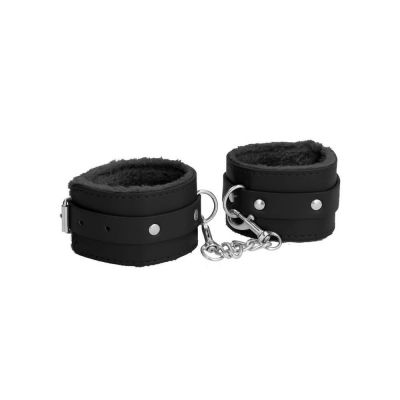 Ouch Plush Leather Ankle Cuffs