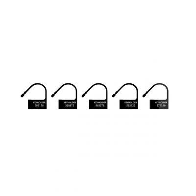 Man Cage Black Spare Locks x5