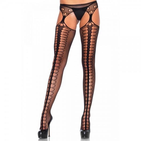 Leg Avenue Scale Net Suspender Hose