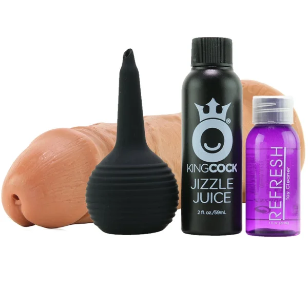 King Cock 7" Squirting Cock - Tan