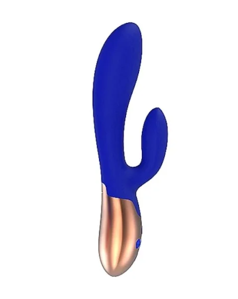 Heating G-spot Vibrator - Exquisite   - Blue - 8 Inch