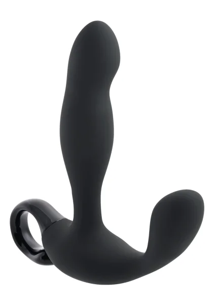 Playboy Pleasure Come Hither Silicone Rechargeable Vibrating Prostate Massager With Remote - Black