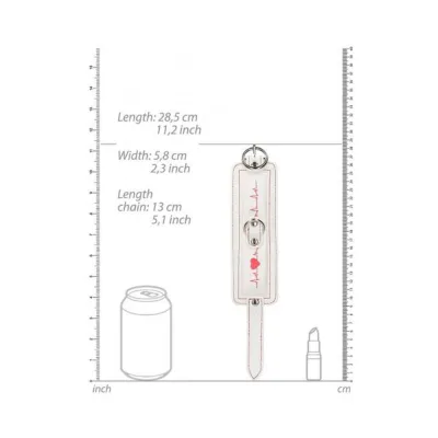 Ouch Wrist Cuffs Nurse Theme White