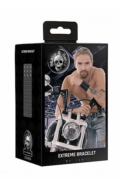 Ouch! Skulls And Bones Extreme Bracelet Black — image 7 of 8