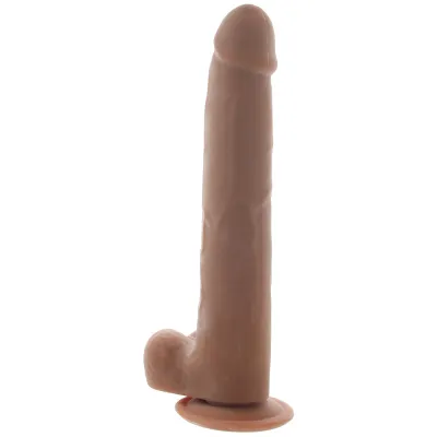 Sex World 10 Inch Dildo in Brown