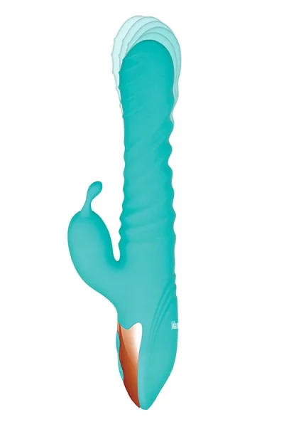 Adam and Eve 9.3" Heat Me Up Warming & Thrusting Rabbit Vibrator