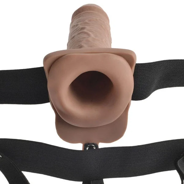 Fetish Fantasy 7 in. Hollow Rechargeable Strap-On with Remote