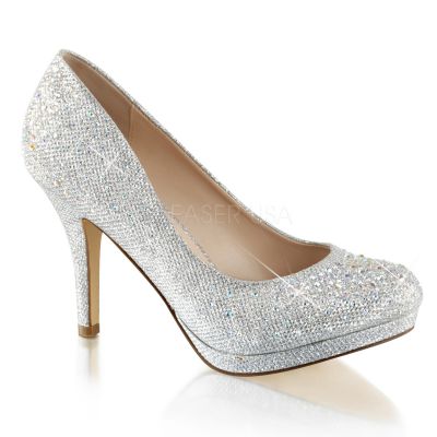 3 1 2 inches Heel 1 2 inches PF Pump w RS Embellishment