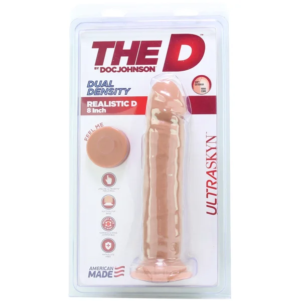 The Realistic D 8 Inch ULTRASKYN Dildo — image 5 of 6