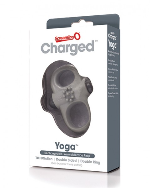 The Screaming O Charged Yoga Vibe Ring - Grey