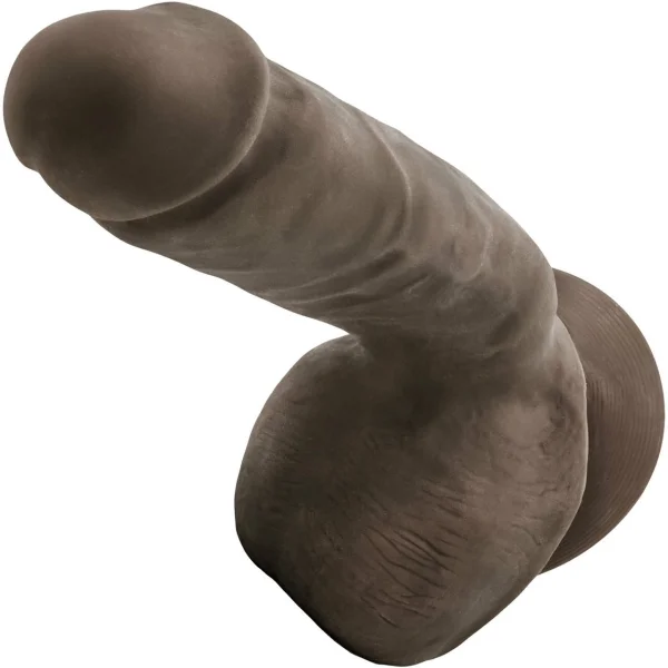 Au Naturel Jerome 8.5 Inch Sensa Feel Dual Density Dildo By Blush - Chocolate