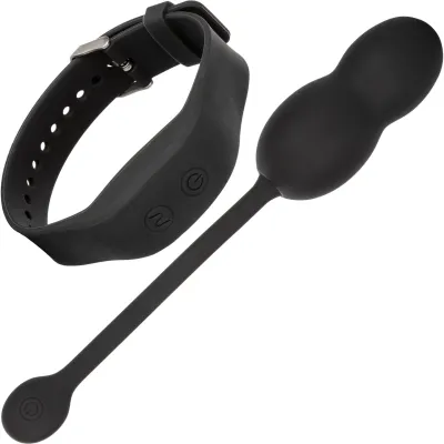 Wristband Remote Ultra Soft Silicone Vibrating Kegel System by CalExotics
