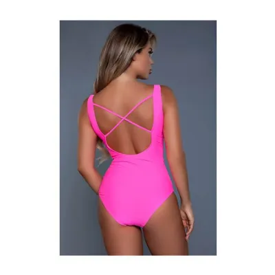 Evie Swimsuit Hot Pink Small