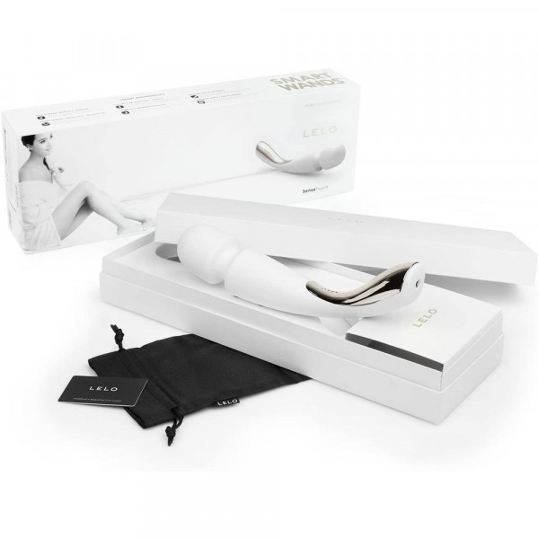 Lelo Smart Wand Luxury Compact Medium Vibrator - Ivory