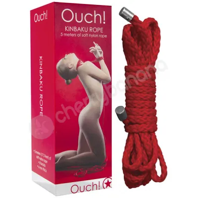 Ouch Red Kinbaku Rope 5m