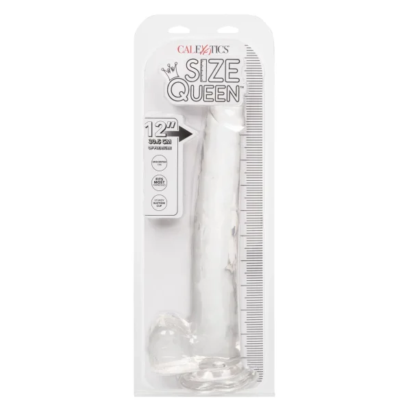 Size Queen 12 inch-30.5 Cm - Clear