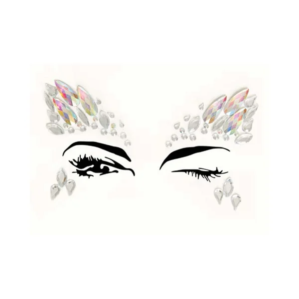 Arista Adhesive Face Jewels Sticker (6pk)