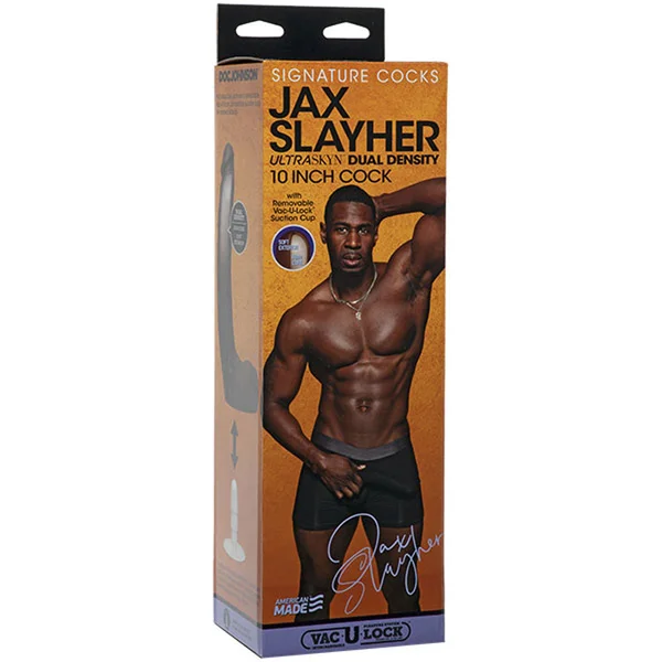 Signature Cocks - Jax Slayher - 10 Inch Ultraskyn Cock With Removable Vac-U-Lock Suction Cup — image 12 of 14