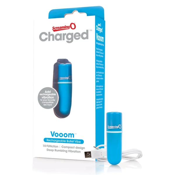 Charged Vooom Rechargeable Bullet Vibe - Blue — image 15 of 19