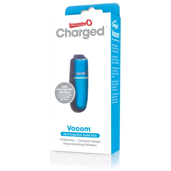 Charged Vooom Rechargeable Bullet Vibe - Blue — image 14 of 19