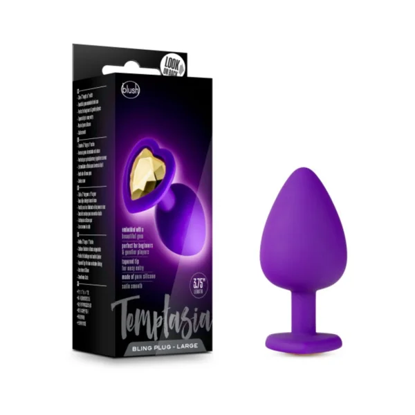 Temptasia - Bling Plug Large - Purple