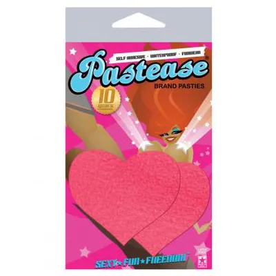 Heart Neon Pink Pasties O S