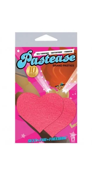 Heart Neon Pink Pasties O/S — image 4 of 4