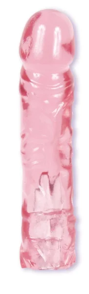 Vac-U-Lock 8" Crystal Jellies Pink Dong for Harnesses | Strap On Dildos