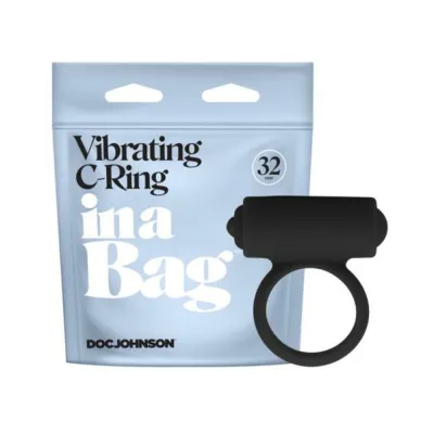 Cock Rings In A Bag Vibrating C ring Black