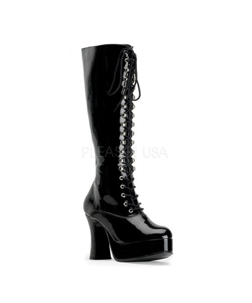 EXOTICA-2020 - 4" Heel Platform Lace Up Boot, Chunky Heel — image 13 of 16