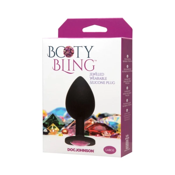 Booty Bling Jeweled Wearable Butt Plug Large — image 16 of 22