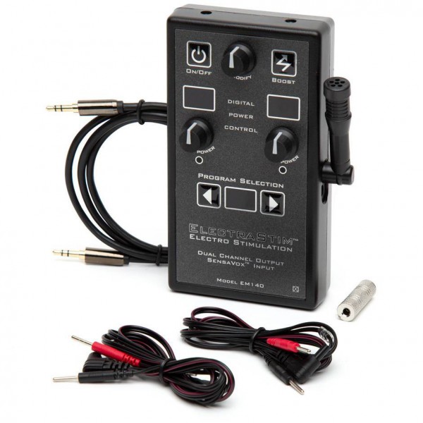 ElectraStim EM140 SensaVox Power Unit Dual Channel Electrosex Kit LHUS